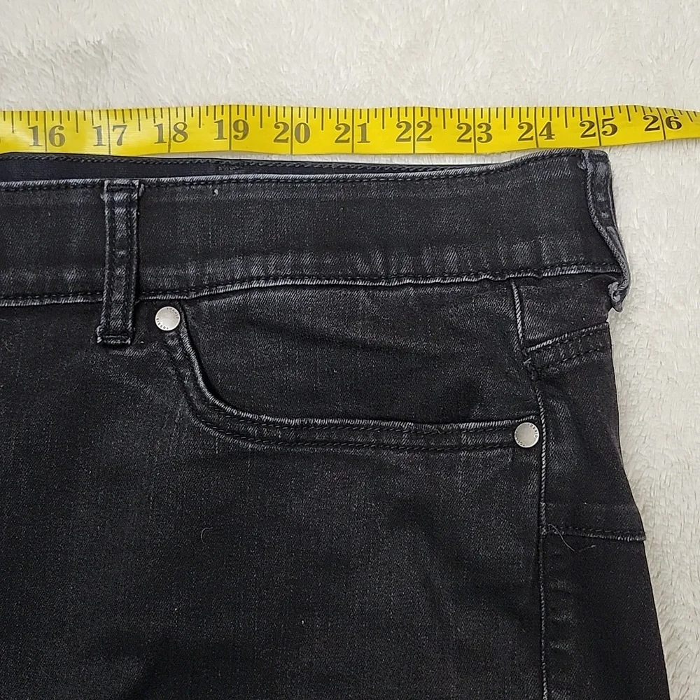 Torrid Bombshell Super Soft Skinny Leg High-Rise Black Jean Cropped Plus Sz 30R - Picture 6 of 10